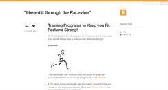 Desktop Screenshot of blog.racevine.com