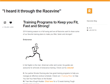 Tablet Screenshot of blog.racevine.com
